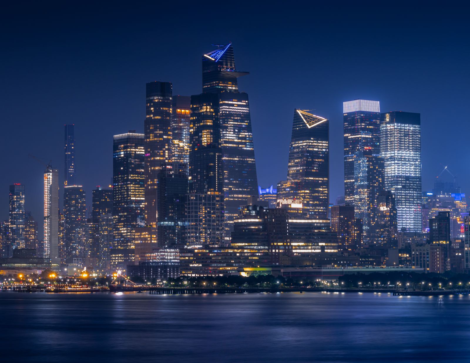 Gratte-ciels de New York au crépuscule